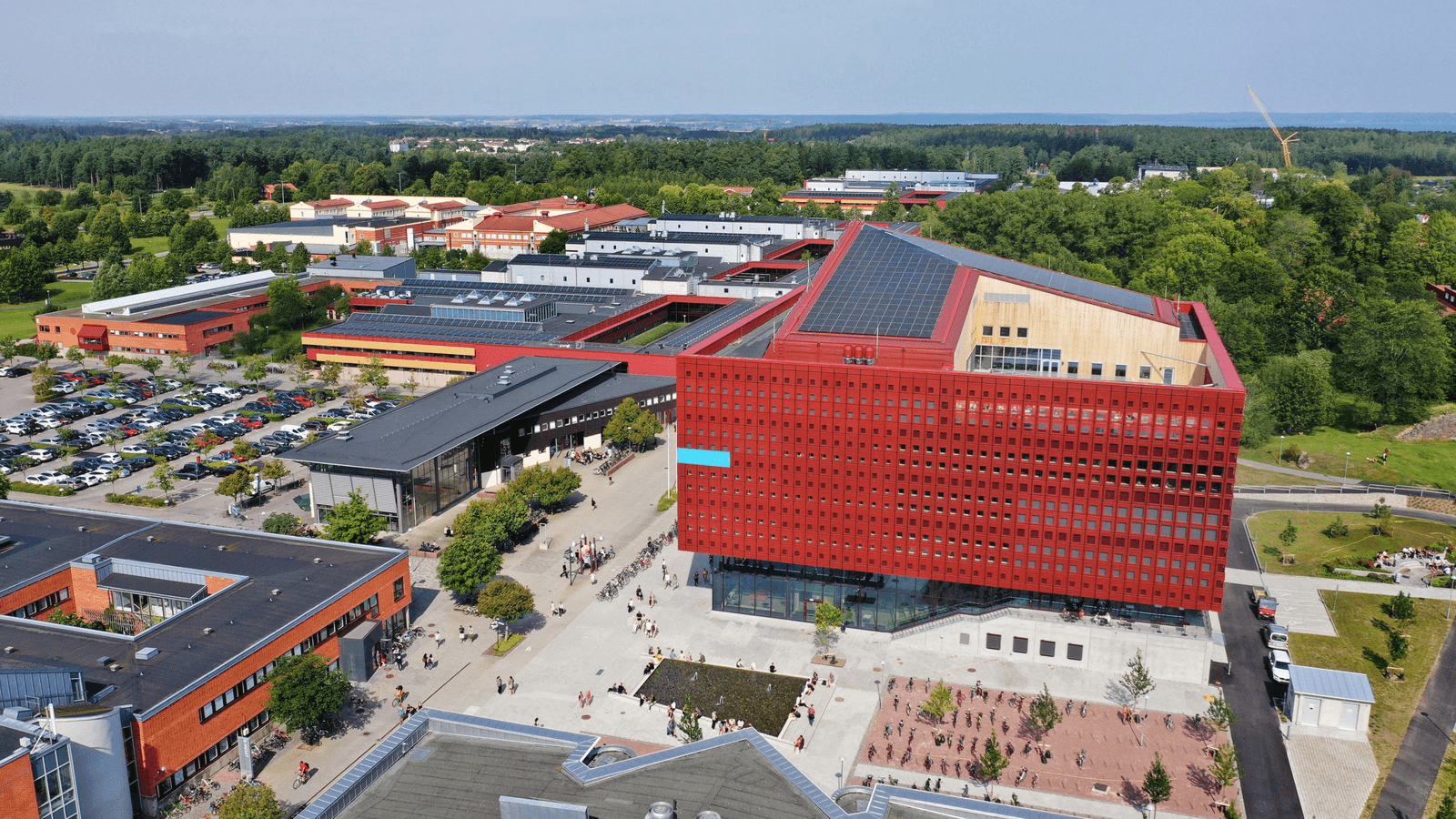 Campus Valla, the first and main campus of Linköping University.