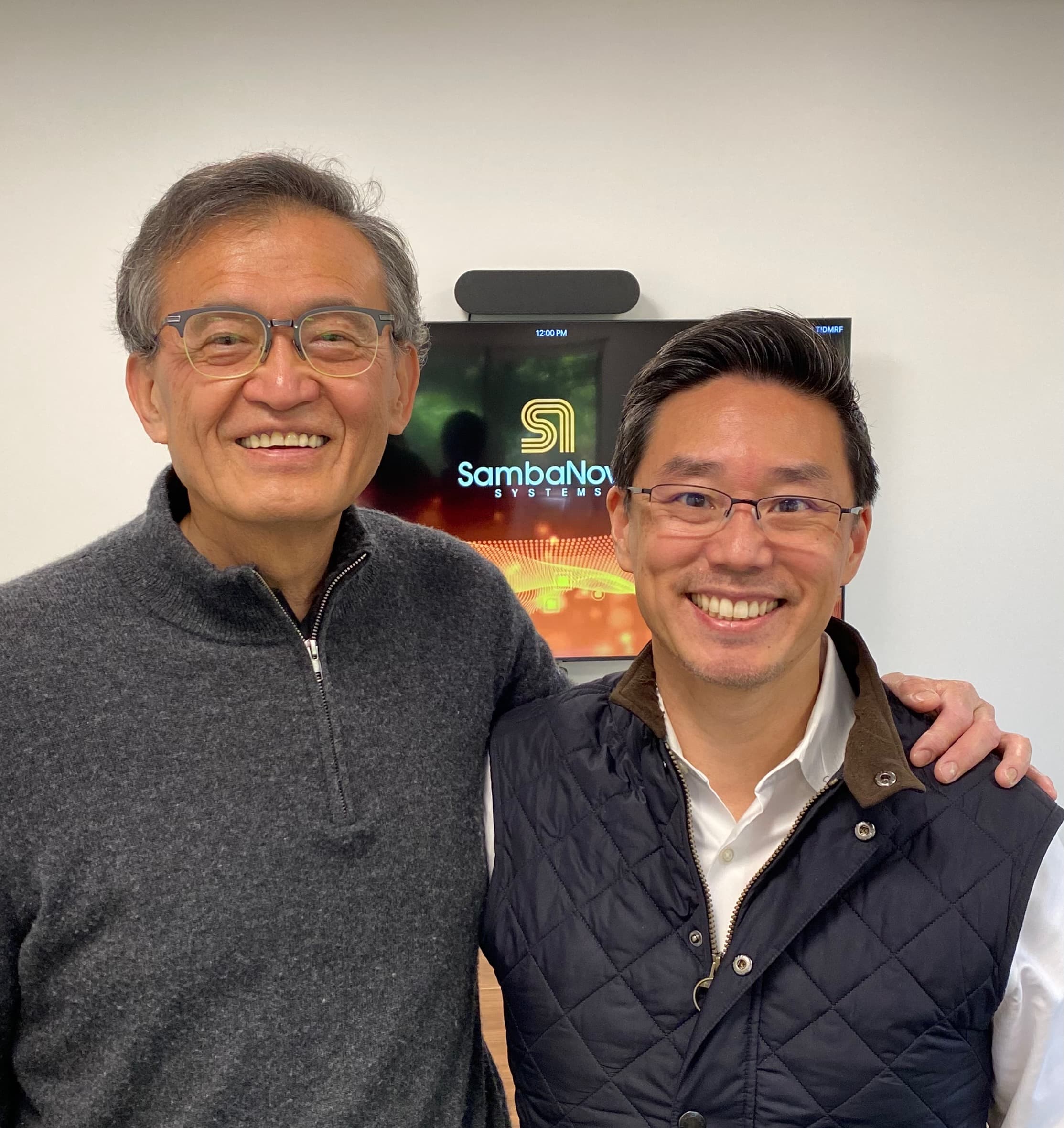 Lip-Bu Tan and Rodrigo Liang at SambaNova Systems headquarters, May 2024